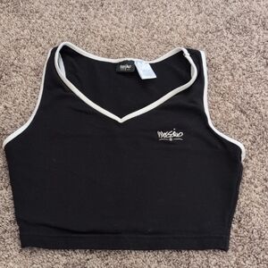 Mossimo VINTAGE Women's Black Crop Top